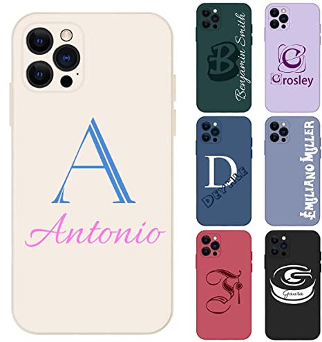 JGOYGYI Funda Personalizada Compatible con Xiaomi Redmi Note 12 11T 11E 11 Pro Plus 10 Pro 9T 9S 9 4G 5G,K60E K60 K50 Ultra K40S Poco F2,12C 10X 10X 10C, Texto & Nombre Diseño, Cuerda Carcasa