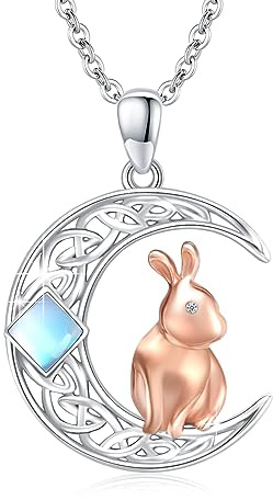 XIXLES Kette Damen Silber 925 Anhänger Halskette chmuck für Damen Tier Liebhaber