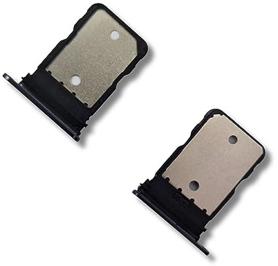 jbTec SIM-Tray kompatibel mit Google Pixel 7a - Kartenhalter Single Slot Schlitten Rahmen Simkarte Holder Schwarz (Charcoal)