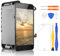 Yodoit für iPhone 7 Plus Bildschirm-Ersatz, komplette Montage mit Home-Taste, Frontkamera, Ohrhörer-LCD-Touch-Display mit Werkzeugset, Schutzfolie, kompatibel mit Modell A1661, A1784, A1785