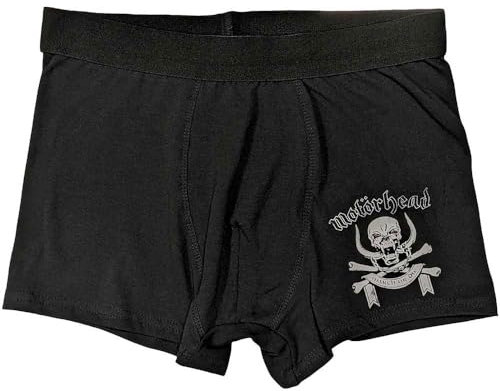Rock Off officially licensed products Motorhead March or Die Boxers L Black