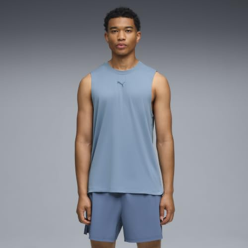 PUMA Unisex M Cloudspun Tanks, Cool Blue, XL EU