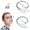 MEGAVOW 2 Stück Brillenkette Damen, Brillenband Damen Brillenbänder Einstellbare Anti Rutsch Brillenschnur Stilvolle Perlen Brillen Kette Brillenhalter Sonnenbrille Kette Maskenkette