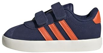 adidas Unisex Baby VL Court 3.0 Shoes Infants, Dark Blue/Impact Orange/Gold met., 6.5 UK Child