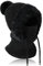 TAGVO Strickmütze Damen Thermo Winter, 3 in 1 Beanie Mütze Warm Strickmütze & Halswärmer Sets, Multifunktional Verstellbar Sturmhaube Gesichtsmaske mit Dickes Fleece gefüttert für Frauen Outdoor