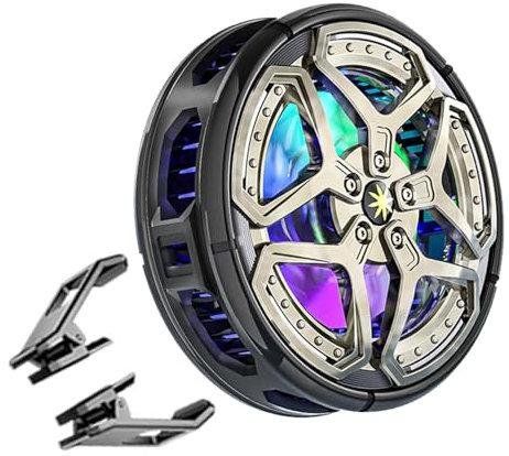 Telefonkühlungslüfter - Magnetkühler für Mobiltelefon, Handy Kühler mit Halbleiterkühlungschip | Tragbarer magnetischer Lüfter mit RGB -Licht
