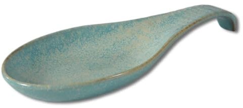 1pcs Spoon Rest, Spoon Holder, Spoon Rest Ceramic, Kitchen Countertop Heat-Resistant Spoon and Cooking Utensil Holder, Ceramic Retro Holder for Spoons, Tongs, Spatulas