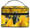 Bouquet di narcisi Custodia portatile da viaggio per trucchi con cerniera versatile per borsa per il trucco di grande capacità in poliestere, nero, taglia unica, Nero, One Size