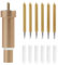 Premium Feinschnittklinge + Gehäuse, Ersatzmesser Kompatibel Mit Explore Air/Air 2/Maker 3, 6 PCS R Schneideklingen Set, Knife Blade Maker 3 Für Vinyl, Papier, Folie, DIY-Projekte, Gold