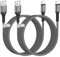 iPhone Charger Cable 3M 2Pack Lightning Cable [MFi Certified], USB to Lightning Cable 3M Long Nylon Braided Fast Charger Cable Lightning Charger Lead Wire for iPhone 14/13/12/11/X/8, iPad, AirPods