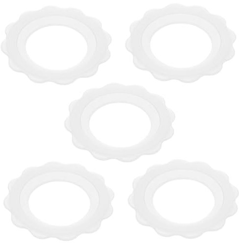 Garneck 5pezzi Coppette Per Allattamento in Silicone Protezione Antiscivolo Per Copriseno Resistenti Al Sudore Per Allattamento Al Dei