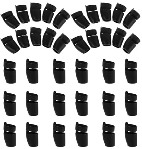 Joystick Schutzhülle für Elektrorollstuhl, 50 Stück, Kunststoff, Schwarz | Universelle Passform, Leicht und Robust, Höhenverstellbar, für Elektrische Antriebe und Powerchairs