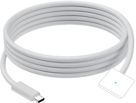 140W USB C to Magnetic 3 Cable Fast Charging Charger Cord, Secure Connection for MacBook Pro Charger Cable Compatible with MacBook Air 13 15 inch 2022 2023 2025,Pro 14 16 Inch 2021 2023 2024, 2m