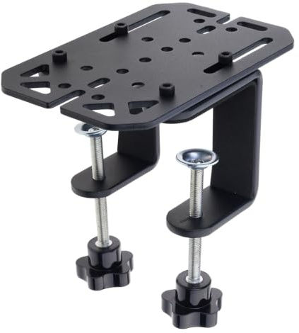 Carbon Steel Handbrake Holder with Not Slip EVA Padding & Sturdy ABS Construction Wheel Handbrake Stand for HBP Moza Hbp Mount