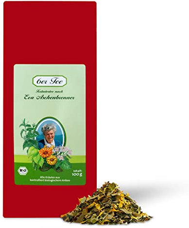 Herbaria 6er Tee nach Eva Aschenbrenner bio 100g - Kräutertee nach patentierter Originalrezeptur - wohlschmeckende Kräuter in Bio-Qualität - perfekt als Kur- & Fastentee