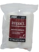 Linzer Impact Foam 1/4 in. x 4 in. W Mini Paint Roller Cover For Smooth Surfaces 2 pk