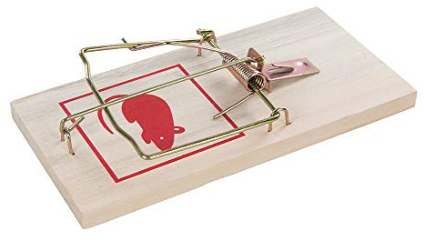 Fixman 197672 Hardwood Rat Trap 175 mm