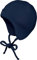 maximo Baby-Mütze, Strick Bindeband Made in Germany 41 Dunkelmarine