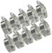 10 Pack - 35mm > 50mm Worm Drive Jubilee Type Hose Pipe Clips Zinc Plated