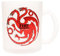 SD toys - Taza de Café y Desayuno Juego de Tronos, Taza Blanca en Vidrio Translúcido, 350 ml.