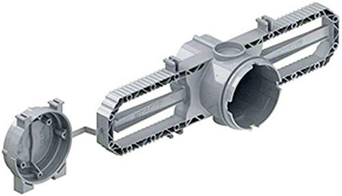 Kaiser 1211-61 Prefix Betonbaudose 60 Öffn.60mm Durchm.1-teil.m.angesp.Frontt.