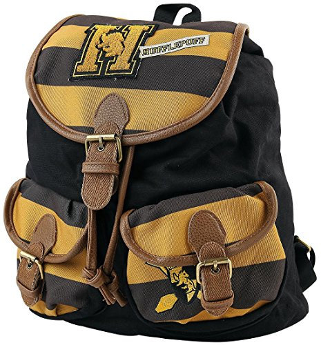 Harry Potter - Hufflepuff Varsity Stripe JRS Rucksack, mehrfarbig, AP14714741_PC0_FI0_SV0_IN1