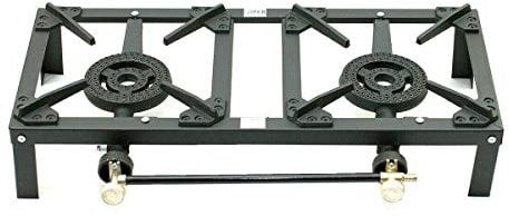 Viper Cast Iron Gas Burner Boiling Ring Outdoor Camping Propane Catering LPG Double Burner 10 Kw