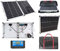 Lowenergie 100w Folding Solar Panel Mono Crystalline 12v or 24v Portable Battery Charger Kit Camping Caravan Boat Off Grid with Bag and Charge Controller