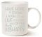 Funny Inspirational Coffee Mug Unique Christmas Gifts, Have Hope Be Strong Typography Motivational Quote Ceramic Cup White