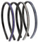 LONEEDY 4 Pack Fashion Rhinestone and Crystal Hard Headbands, Non-slip Teeth Hairband for Women