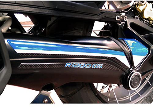 Resin Bike Adesivi Moto Compatibile con Bmw R 1200 GS Adventure Rallye 2013-2018. Protezione Forcellone Moto da Urti e Graffi. Adesivi Resinati con Effetto 3D