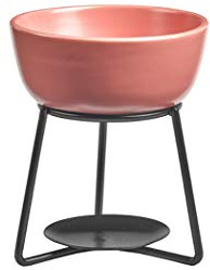 Yankee Candle Accessory Brûleur à Parfum Céramique Rose 12cm