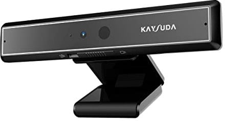 Kaysuda CA20 Gesichtserkennung USB IR Kamera für Windows Hello Windows 10, Webkamera bis zu 1080P (Einstiegslevel) mit omnidirektionalem Dual-Mikrofon für Videokonferenzen und Home Office