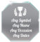 Be-Creative Placa de premio trofeo de cristal personalizada, varios trofeos y estilos – (trofeo octágono)
