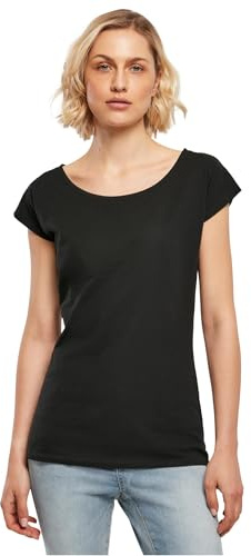 Build Your Brand Damen Bb013-ladies Wide Neck Tee T-Shirt (1er Pack)