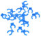 LIZZOT Lot de 20 clips de raccordement pour imprimante 3D pneumatiques PC4-01, PC4-M6, KJH04-M6, PC4