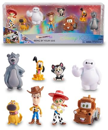 Famosa Disney 100 Being by Your Side, Sammelspielzeug mit Disney-Charakteren, enthält 8 Verschiedene Figuren, 100% offizielle Lizenz, 12 zum Sammeln, 3 Jahre, (DED16900)