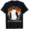Check This Old Man With A Snowboard - Funny Snowboarder T-Shirt