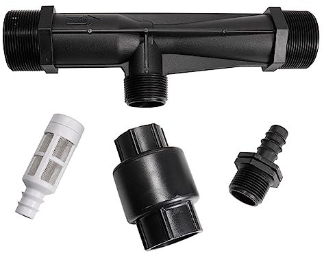 Tsadeer Venturi Dünger 2 Gewinde Venturi Dünger Automatische Injektor Dünger Spritze Kit