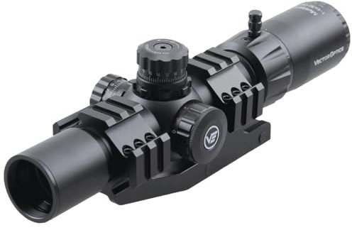 Vector Optics SCOC-29 Mustang 1-4x30 SFP Zielfernrohr für Sport, Airsoft und Jagd, Luftgewehr, Ziel-Visier, Gewehrzielfernrohr, Rifle Scope, umfangreiches Zubehör