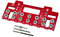 ＡＷＨＡＯ Shelf Jig, Jig, DIY Hardware, Shelf Punching Jig, 1/4-5mm Straight Hole, Furniture, Red