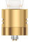 Tsunami Reborn Z atomizador RDA tank doble bobina DIY cubierta atomizador cigarrillo electrónico DTL RDL Vape vaporizador Original (Oro) - No Nicotine No Liquid
