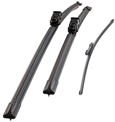MICHELIN Perfect Fit 101H1Scheibenwischer Set Front + Heck | Audi A1, VW Golf VII | 650/450mm + 280mm | Scheibenwischer vorne und hinten | Nachhaltige Verpackung