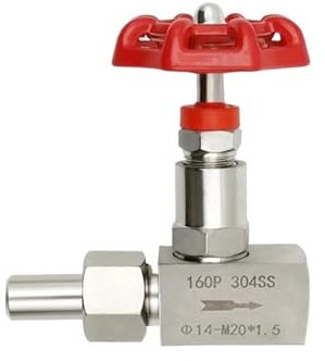 Absperrventil Φ14 Φ18~1/4 3/8 1/2 Edelstahl-Nadelventil J21W-160P Hochdruck-Schweiß-Absperrventil(1/2,OD 18mm)