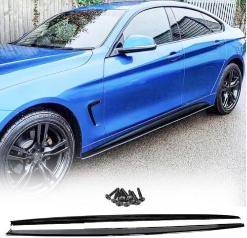 Auto Seitenschweller für BMW 3 Series F30 M Sport 2012-2018 320i 325i 328i 330i 335i 340i M-tech FRP, Kohlefaser Seitenschweller, Auto Seitenrock, Seitenschwellerverlängerung Splitter, Auto Zubehör