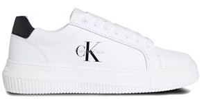 Calvin Klein Damen Cupsole Sneaker Chunky Mono aus Leder