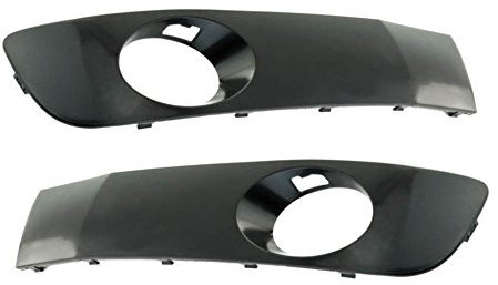 HZ-DESIGN 1 Satz Lüftungsgitter Gitter Abdeckungen links + rechts zum lackieren Nebelscheinwerfer kompatibel mit T5 Bus