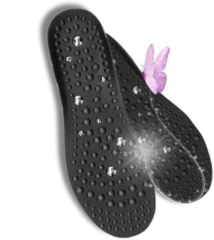 Magnetische Einlegesohlen – Orthopädische Schuheinlagen für Männer & Frauen, Ideal für sitzende Tätigkeiten & Home Office, Fußmassage & Blutzirkulation, Fußschmerzen & Verspannungen, Office S 35-39