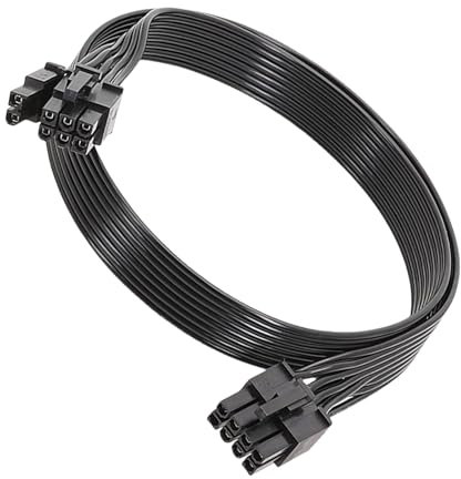 KAHDGSS 8Pin To 6+2 Pin PCIE Cable 50cm Male To Male For GPU Power Supply Ensuring Stable Connection VGA Port
