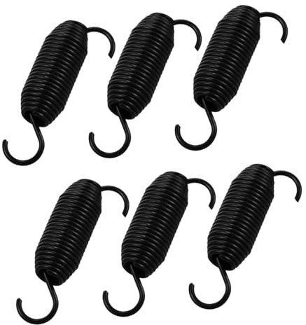 BUGUUYO 6 Stück Umgekehrte Nadelfeder für Robust Federn Federmetall Nähmaschine Teil Nähmaschine tauschen Schwarz